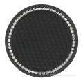 Rhinestone anti-slip coaster in the car